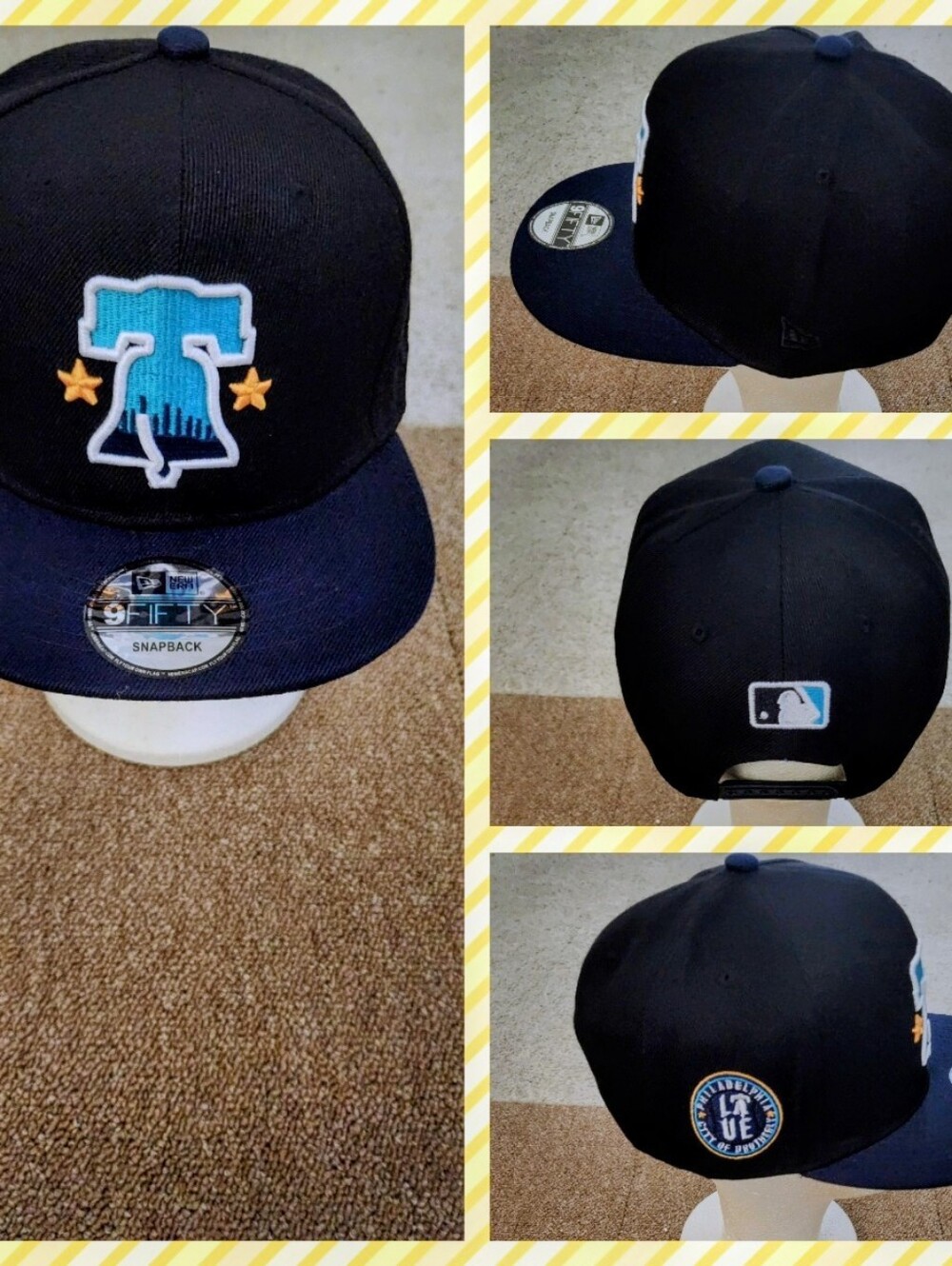 PHILADELPHIA PHILLIES MLB BASEBALL SNAPBACK HAT.